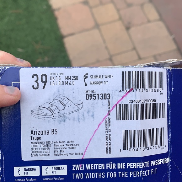 Birkenstock Arizona Taupe Suede - Picture 5 of 5